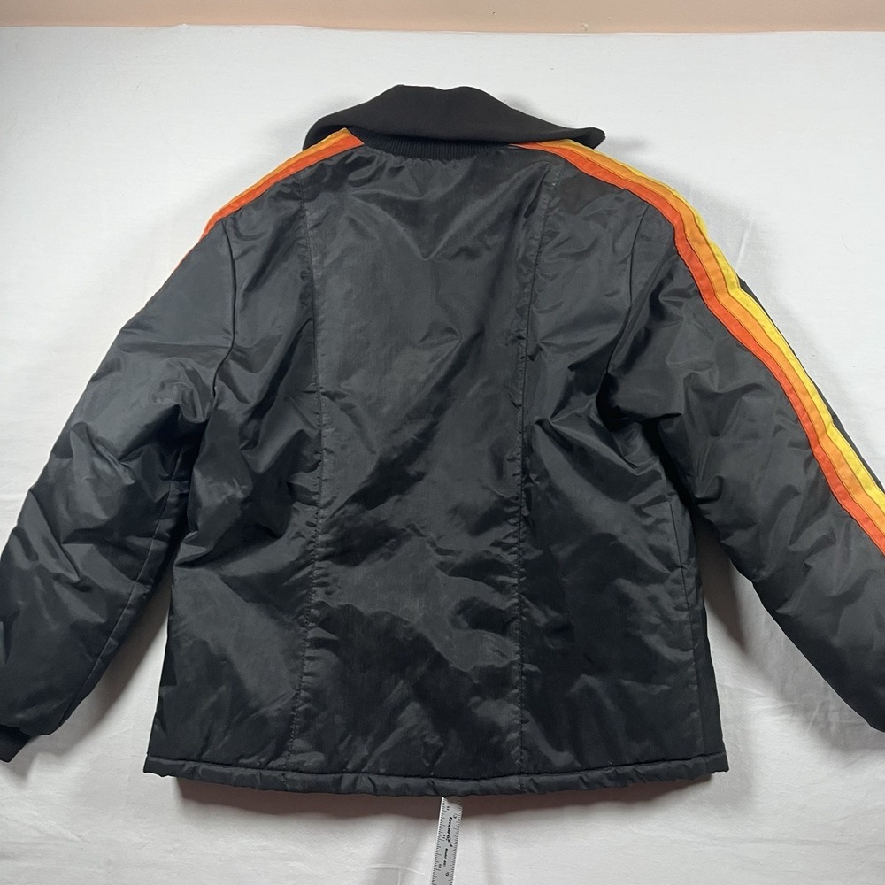 VTG BOMBARDIER, MODE INC SNOMOBILE MADE IN USA QUILTED SKI JACKET SIZE  16R - Picture 12 of 14